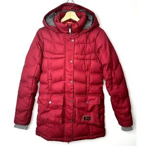 Orage Womens Parka Winter Coat Outdoor Insulated Lined Hooded Pockets Red XL